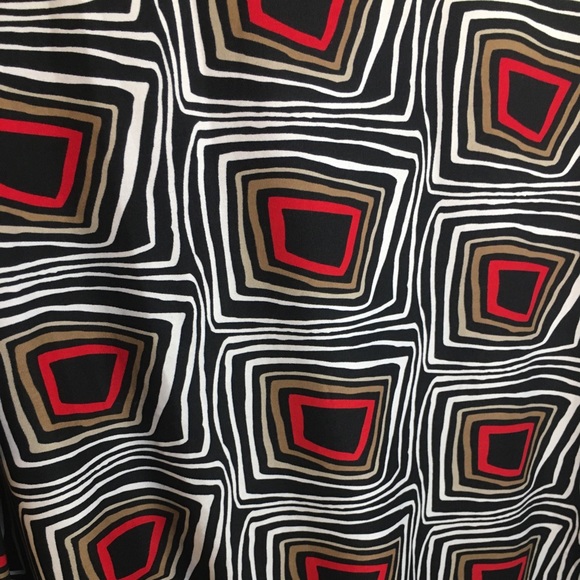 CATO | Women’s Black Blouse with Multi-Color Pattern - Picture 13 of 14